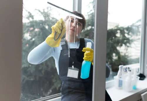 Nettoyage de vitres intérieures et extérieures à Fligny